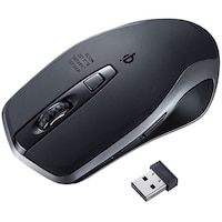 サンワサプライ ワイヤレス充電マウス MAWBL157BK