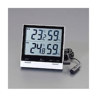 シンワ測定 デジタル最高最低温度・湿度計(防水型) EA728AF51