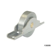 トラスコ中山 ステンレス ベアリング戸車(木製建具用) 平型(コ型枠) Φ36 (2個入) THS1536F