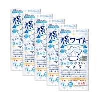 ビホウ 横ワイドマスク 7枚入×5袋セット(個包装タイプ)