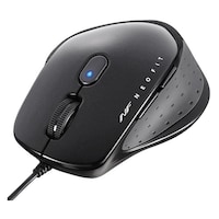 バッファロー 有線 BlueLED 5ボタン NEOFITマウス Mサイズ ブラック BSMBU510MBK