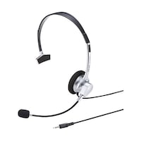 サンワサプライ 4極対応 ヘッドセット MMHS402SV