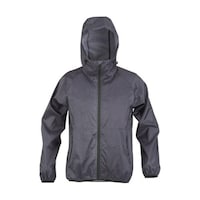 アズワン ストレッチパーカー メランジネイビー M STPMNM