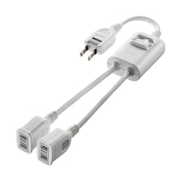 サンワサプライ 一括集中スイッチ付き電源延長コード ホワイト TAPEX2SWW
