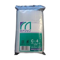 酒井化学工業 チャック付ポリエチレン袋 「ジップ」C4 (200枚入) MZC4