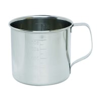 アズワン 計量カップ ステンレスビーカー 注ぎ口無 容量0.5L TSH634
