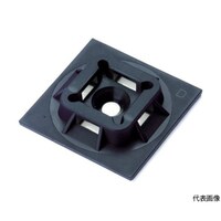 パンドウイットコーポ マウントベース アクリル系粘着テープ付き 耐候性黒(100個入) ABM100ATC0