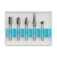 アズワン 超硬バーセットCシリーズ 軸6mm 刃径9.5mm 5本セット TBC0955S