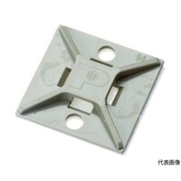パンドウイットコーポ マウントベース ゴム系粘着テープ付き テレホングレー 100個入 ABM2SAC14