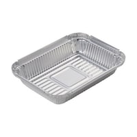 アズワン 使い捨てアルミ容器 角浅型 20枚入 360CC SS1736B2
