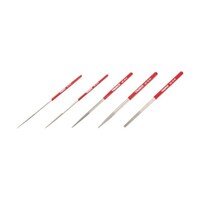 アズワン ダイヤモンドヤスリ 鉄工用#140 5本セット 全長185mm(10本組サイズ) GK10SET