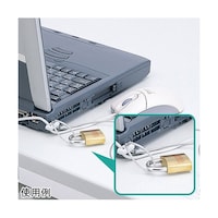 サンワサプライ ノートパソコン&マウスセキュリティ SL21K