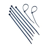 アズワン 金属センサー感知可能ケーブルタイ 幅4.6mmx203mm 青 1袋(100本入) TRCV200MD