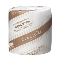 日本製紙クレシア クレシア EFトイレットロール 40m ダブル 1箱(80個入) 20802