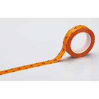 日本緑十字社 クリーンルーム用ラインテープ HCPAS25YR オレンジ 25mm幅×33m 帯電防止タイプ 259017