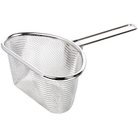 パール金属 アットアクア ステンレス製手付きゆでザル 中 HB4102