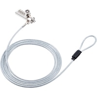 サンワサプライ シリンダ+ダイヤル錠対応セキュリティワイヤー SL88