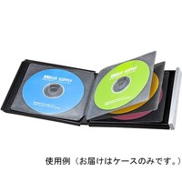 サンワサプライ ブルーレイディスク対応 ポータブルハードケース 8枚収納 ブラック FCDJKBD8BK
