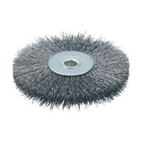 アズワン ホイルブラシ 100X10mm穴 鋼線 線径0.3 TB6352