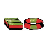 グリーンクロス ハーネス用反射パッド(XY)X型 蛍光イエロー 1122300003