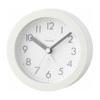 ノア精密 MAG電子音目覚まし時計 ルント ホワイト T640 WHZ