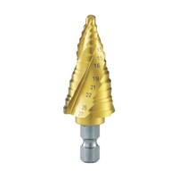 アズワン ステップドリル 3枚刃チタンコーティング 5―27mm 段数12 3SNMS27G