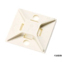 パンドウイットコーポ マウントベース ゴム系粘着テープ付き アイボリー (100個入) ABM2SAC15