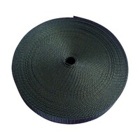 アズワン ナイロン平ベルト 1.2t×20mm×10m 黒 TNB2010BK