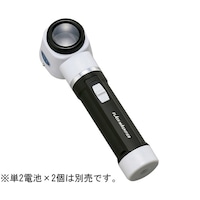 クリアー光学 LEDライト付ルーペ 拡大鏡 ガラスレンズ 10倍 30mm 目盛付 CD263LED