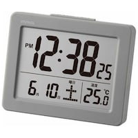 ノア精密 MAGデジタル目覚まし時計 ブリム グレー T779 GYZ