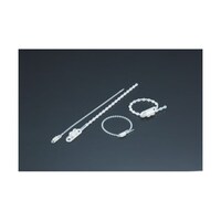 アズワン ダブルヘッドノットタイ 幅3.6mmX180mm最大結束φ46白 TRKTV180E