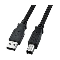 サンワサプライ ナイロンメッシュ USB2.0ケーブル KU20NM15K