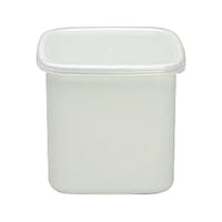 野田琺瑯 White Seriesスクウェア Lシール蓋付