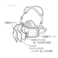 興研 ろ過材カバー BL100502用(5個入)