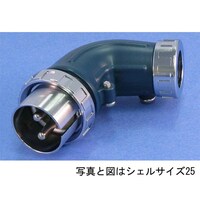ナナボシカガクケ NCS曲がりプラグ(シェルΦ25・3極)