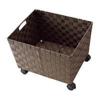 スマイル キャスター付収納バスケット 741848