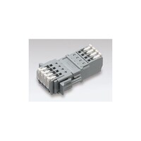 サトーパーツ スクリューレス端子台 プラグレセプタクルセット 300V5A 10極