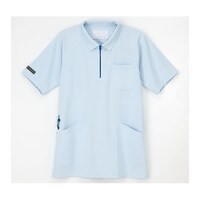 ナガイレーベン ニットシャツ アクア LL