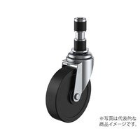 ユーエイキャスター ETF型キャスター 自在車ゴムパイプ差し込み式