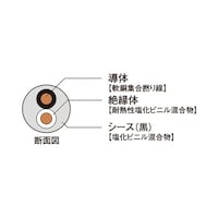 富士電線工業 0.75SQX4Cケーブル100m