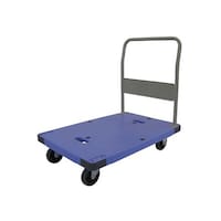 ナンシン 静音樹脂台車 (ハンドル固定式・ブレーキ付/300kg)