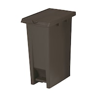 テラモト エコン ペダル式ダストボックス 蓋両開き