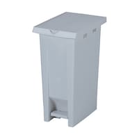 テラモト エコン ペダル式ダストボックス 蓋両開き