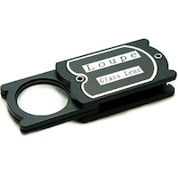 クリアー光学 携帯用ルーペ 拡大鏡 ガラスレンズ 4倍 24mm