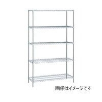 エレクター オールステンレスエレクター・シェルフ W1518×D460×H1892mm(PS) DB無 5段