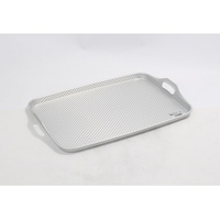 アカオアルミ アルマイト脇取盆 (エンボス加工) 特大