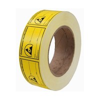 DESCO ラベル 適合性検証 38mm×51mm 恒久接着シール 1巻(1000枚入)