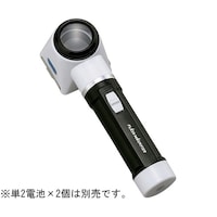 クリアー光学 LEDライト付ルーペ 拡大鏡 ガラスレンズ 7倍 30mm 目盛付