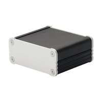 タカチ電機工業 アルミ押出材ケース ブラック/シルバー EX23815BS