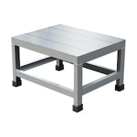 アズワン アルミ製溶接一体構造型作業台 一段(完成品) W500×D400×H300